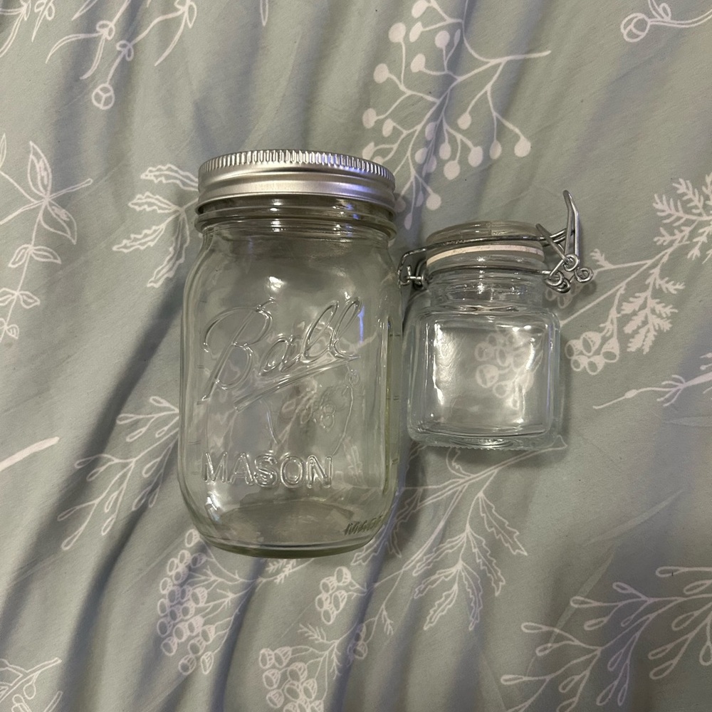 Ball Mason Jar Set - Clear Glass